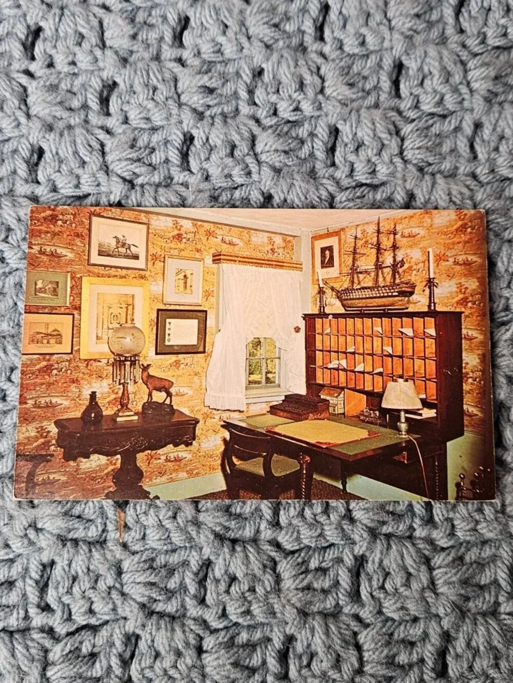 Historic Long Island Sagtikos Manor Apple Tree Wicke Postcard
